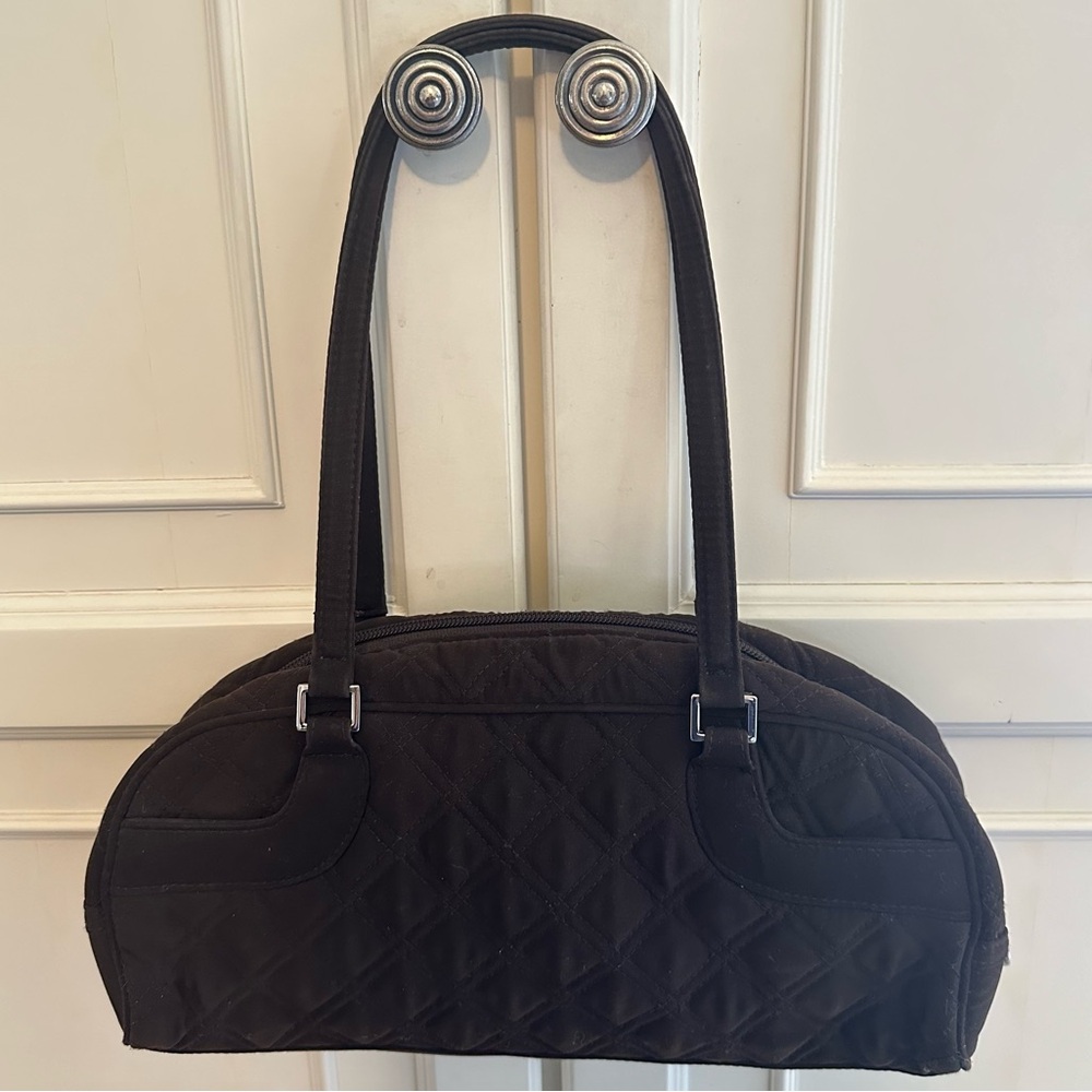 Vera Bradley Espresso Quilted Baguette Bag